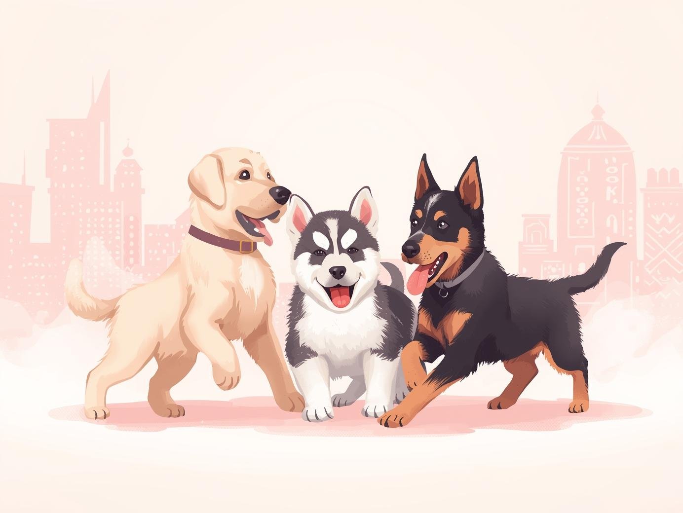 How Labradors, Dobermans, and Husky Puppies Adapt to Dubai Weather?