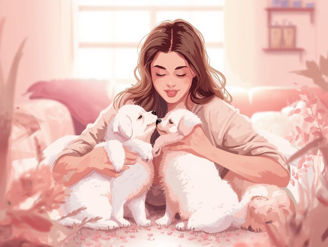 Fluffy Cute Puppy Dog in UAE