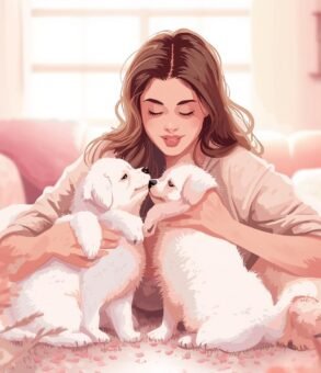 Fluffy Cute Puppy Dog in UAE