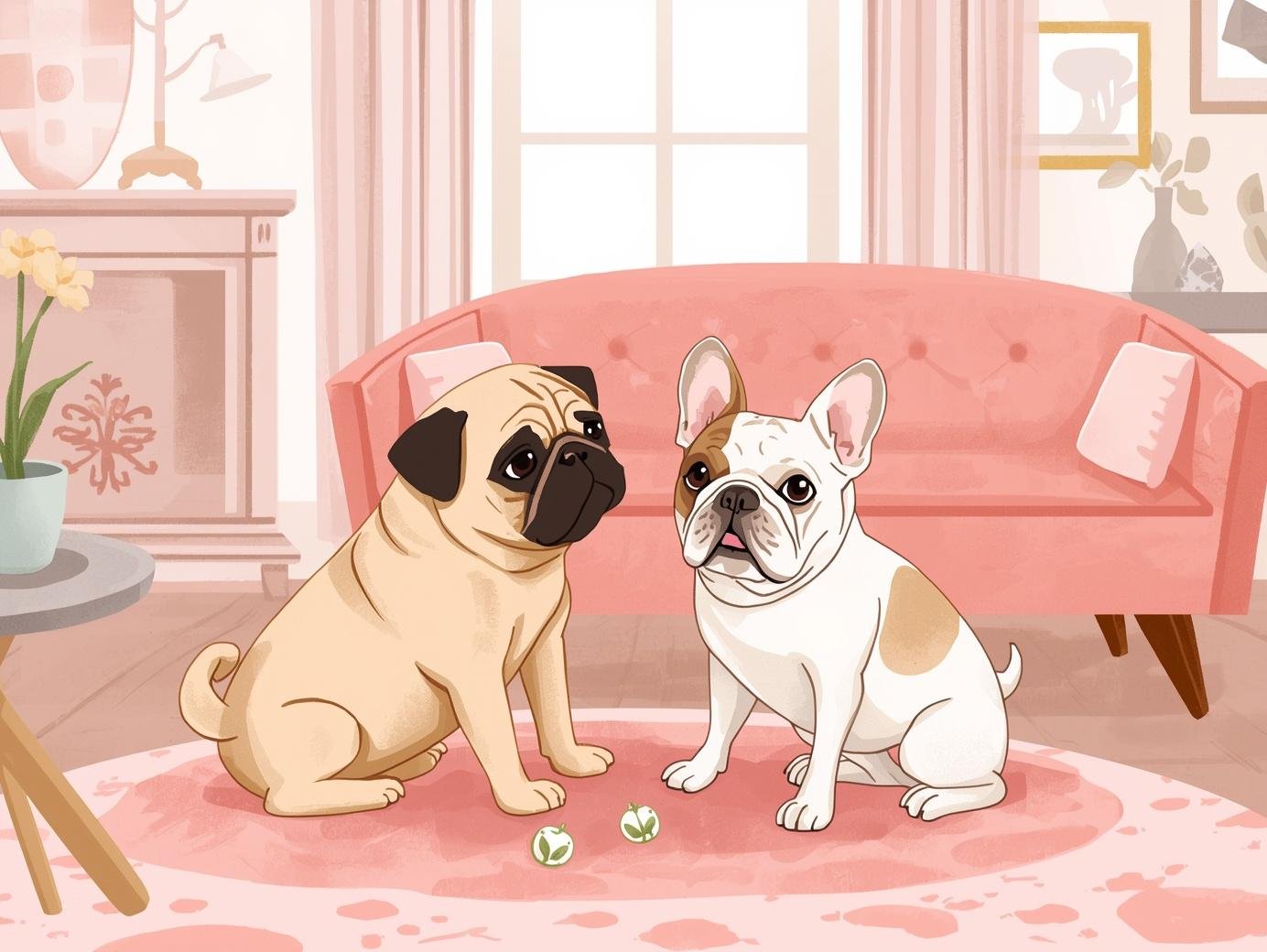 Pug vs. French Bulldog